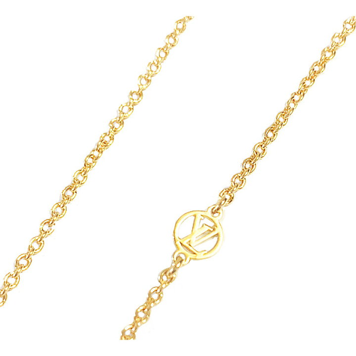 楽天市場】≪Brand new≫ LOUIS VUITTON Essential V Necklace Gold  