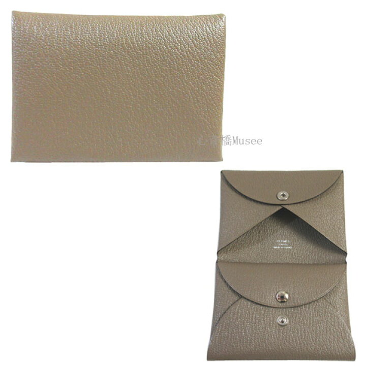 楽天市場】≪Brand new≫ HERMES Calvi Duo Compact card holder 
