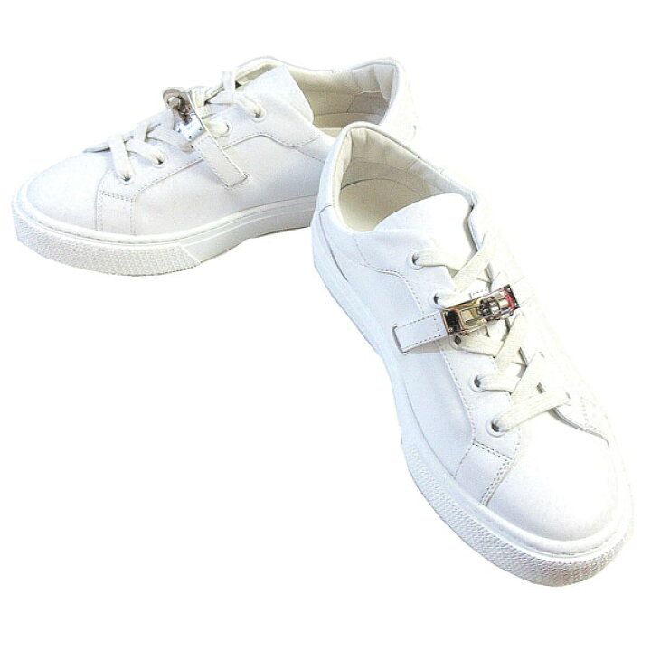 楽天市場】≪Brand new≫ HERMES DAY Leather Sneaker White SPVD 