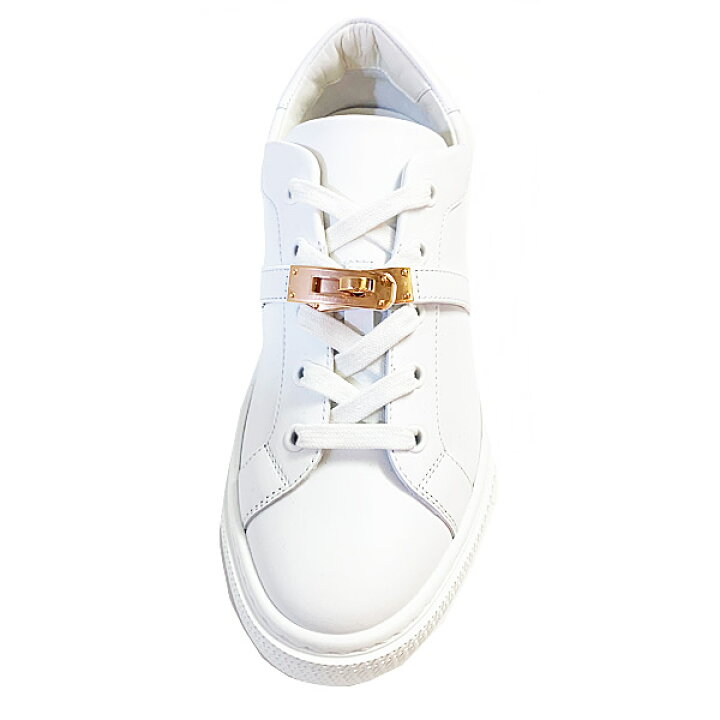 楽天市場】≪Brand new≫ HERMES DAY Leather Sneaker White SPVD  