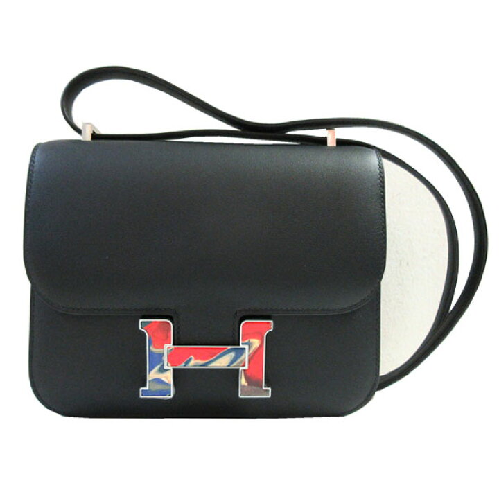 楽天市場】≪Brand new≫ Hermes Constance Mini 18 Black Marble  