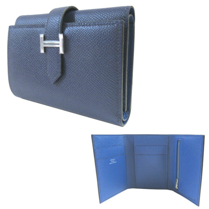 楽天市場】≪ 新品 ≫ HERMES エルメス ベアン コンビネ 三つ折り ミニ  