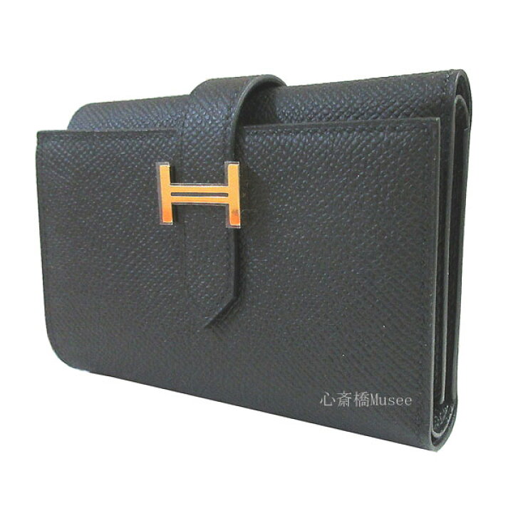 楽天市場】≪Brand new≫ HERMES Bearn Combine Black Gold Backle  