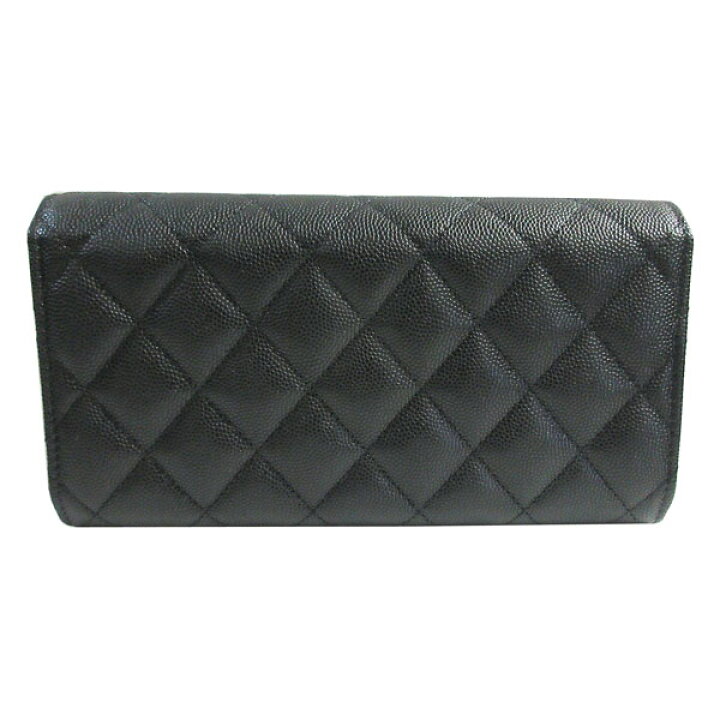 楽天市場】≪Brand new≫ CHANEL Flap Long Walette Black Gold BIG 