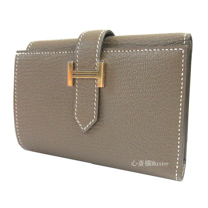 楽天市場】≪ 新品 ≫ HERMES エルメス ベアン コンビネ 三つ折り ミニ  