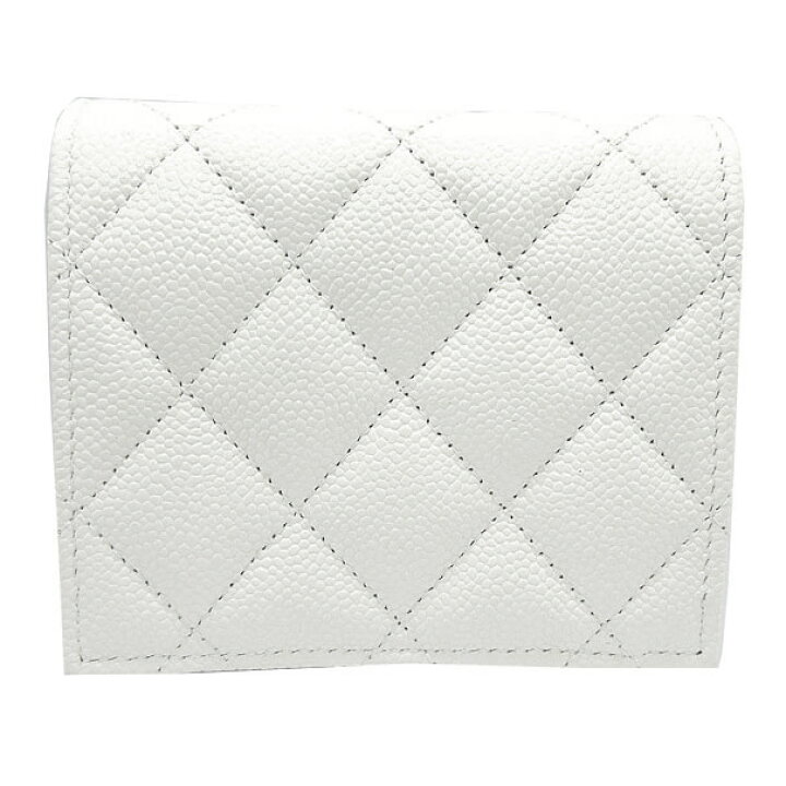 楽天市場】≪Brand new≫ CHANEL Small flap walette mini White Gold  