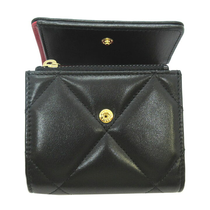 楽天市場】≪Brand new≫ CHANEL 19 Small flap walette mini Black  