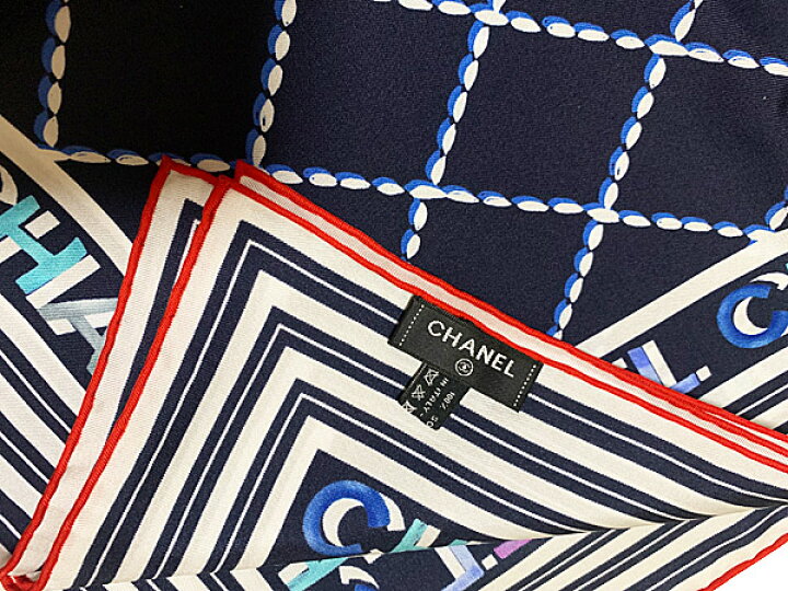 楽天市場】≪ 新品 ≫ CHANEL シャネル シルク スカーフ ノベルティ  