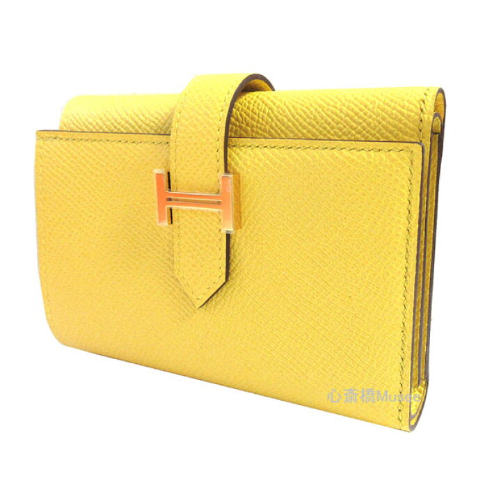 楽天市場】≪ 新品 ≫ HERMES エルメス ベアン コンビネ 三つ折り ミニ 