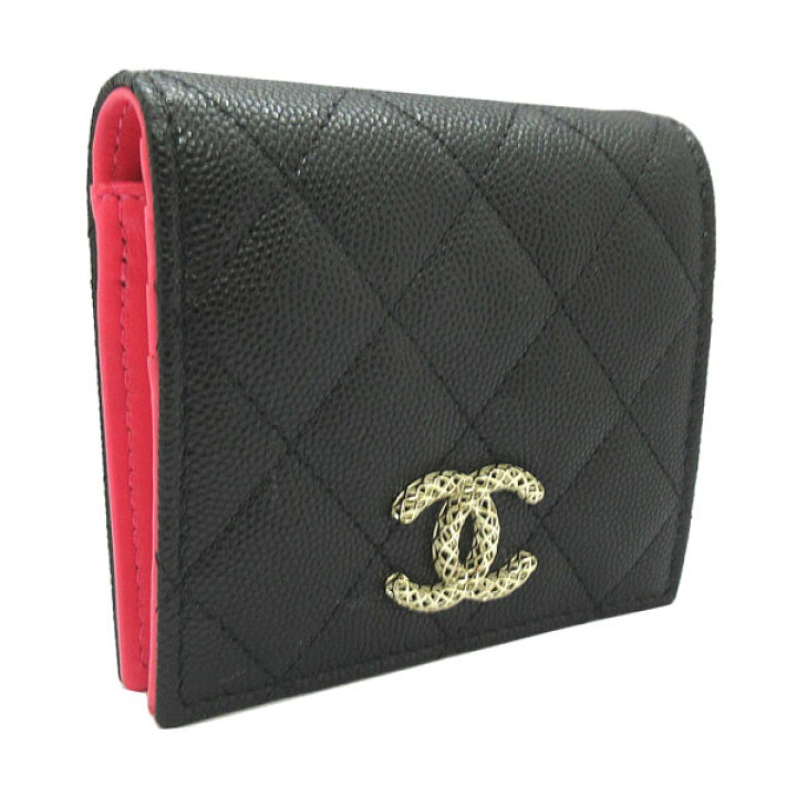 楽天市場】≪Brand new≫ CHANEL Flap Small Wallet Black Pink 