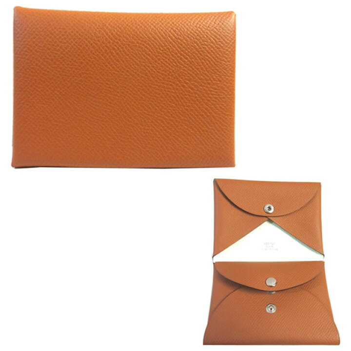 楽天市場】≪Brand new≫ HERMES Calvi Duo verso Compact card holder 