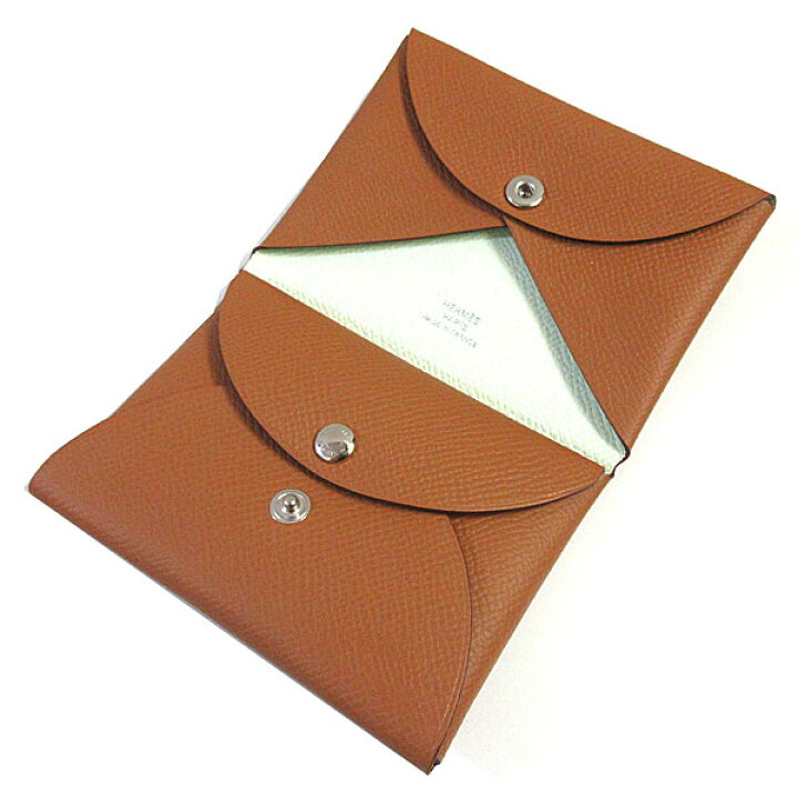 楽天市場】≪Brand new≫ HERMES Calvi Duo verso Compact card 
