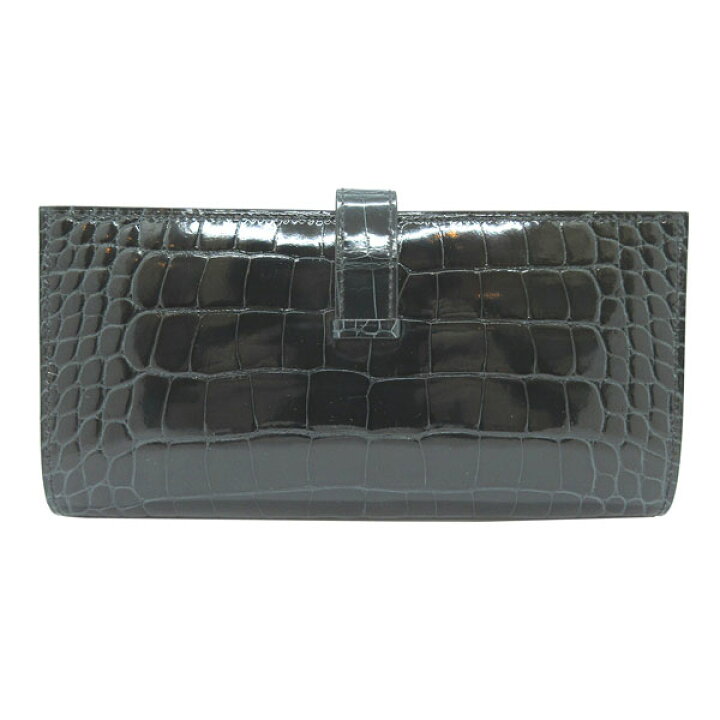 楽天市場】≪Brand new≫ HERMES Bearn Souffle Vert Rousseau Silver 