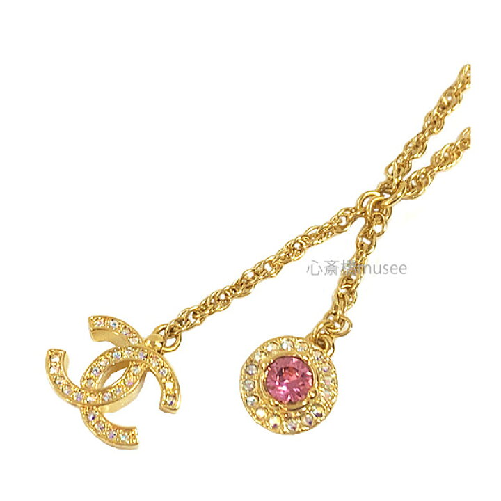 楽天市場】≪ 新品 ≫ CHANEL シャネル CCマーク ネックレス ピンク 