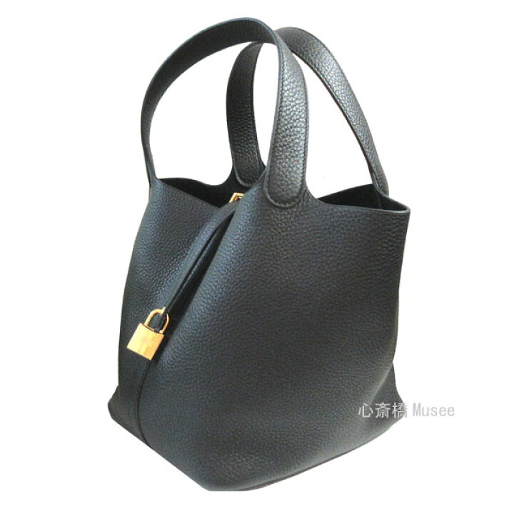 楽天市場】≪Brand new≫ Hermes Picotin Lock 22 MM Bag Black Gold  