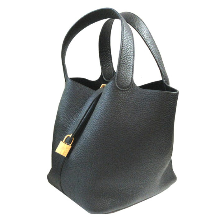 楽天市場】≪Brand new≫ Hermes Picotin Lock 22 MM Bag Black Gold 