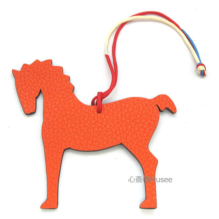 楽天市場】≪Brand new≫ HERMES Petit H charm Horse Orange / Purple 