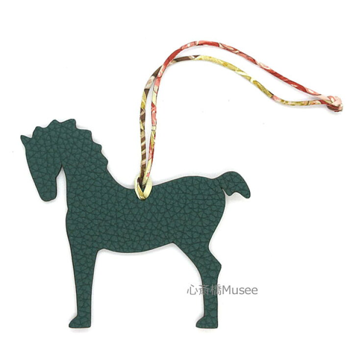 楽天市場】≪Brand new≫ HERMES Petit H charm Horse Green / Gold  
