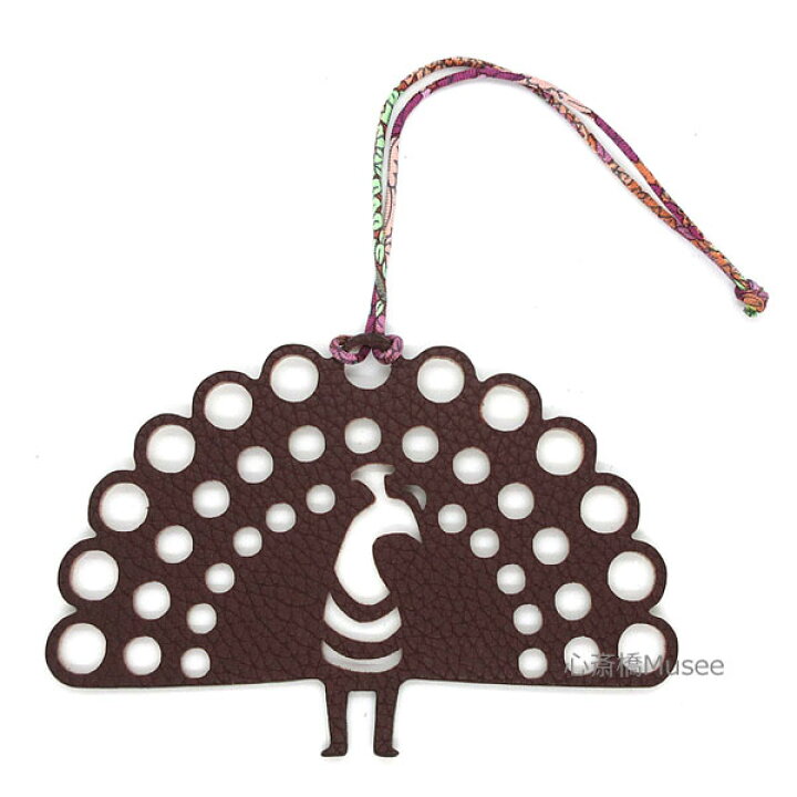 楽天市場】≪Brand new≫ HERMES Petit H charm Peacock Bordeaux 