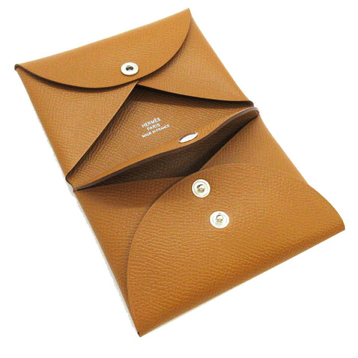 楽天市場】≪Brand new≫ HERMES Calvi Duo Compact card holder Epsom 