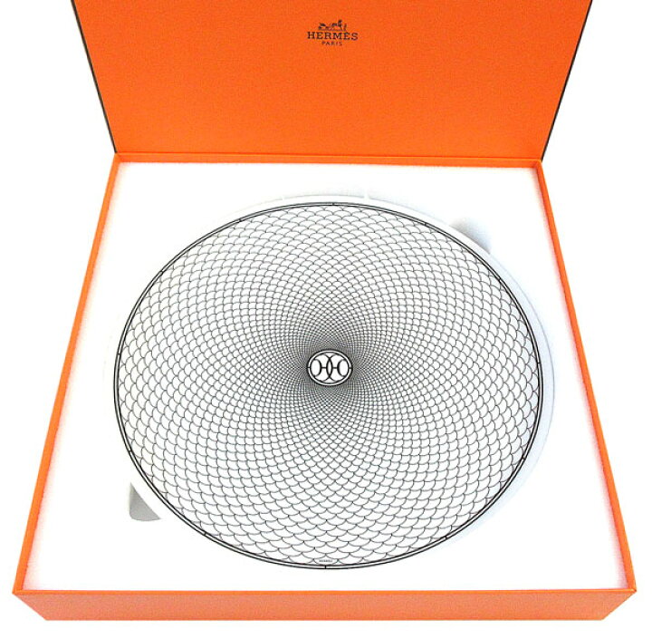 楽天市場】≪Brand new≫ HERMES H Deco Dinner Plate 27cm White 