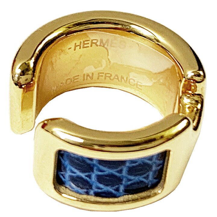 楽天市場】《Brand new》HERMES ear cuff olympe PM Blue saphir  