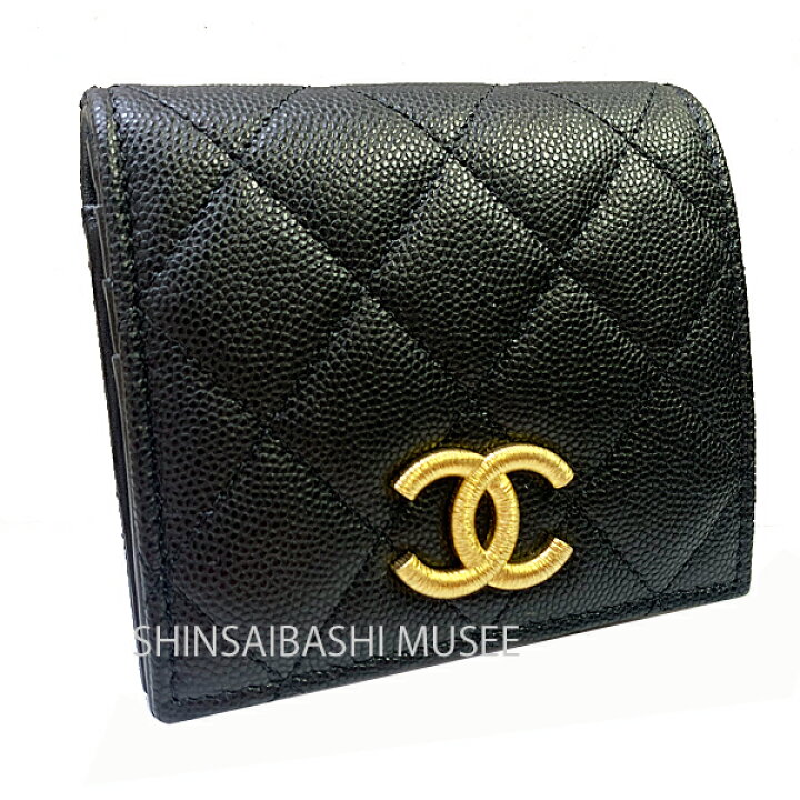 楽天市場】≪ 新品 ≫ CHANEL シャネル マトラッセ 折り財布 ミニ  