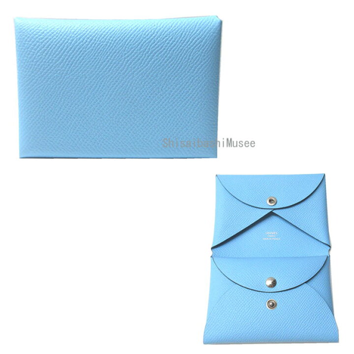 楽天市場】≪Brand new≫ HERMES Calvi Duo Compact card holder Epsom  
