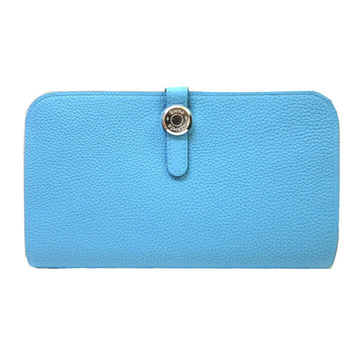 楽天市場】《 新品 》 HERMES エルメス ドゴン デュオ GM トゴ ブルー 