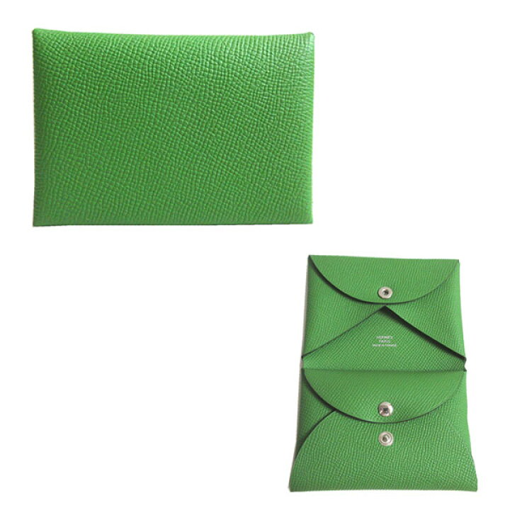 楽天市場】≪Brand new≫ HERMES Calvi Duo Compact card holder Epsom 