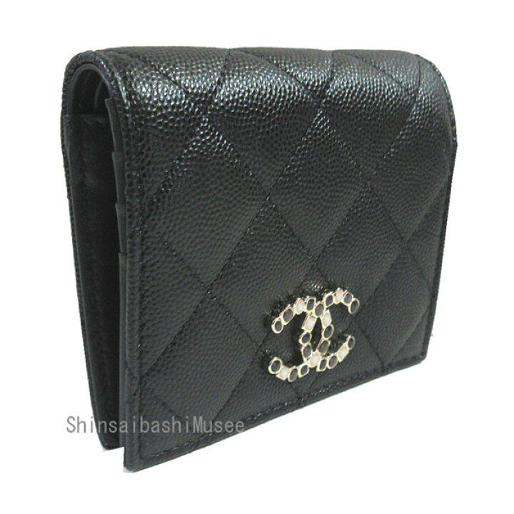 楽天市場】≪Brand new≫ CHANEL Matelasse Mini Small Wallet Black  
