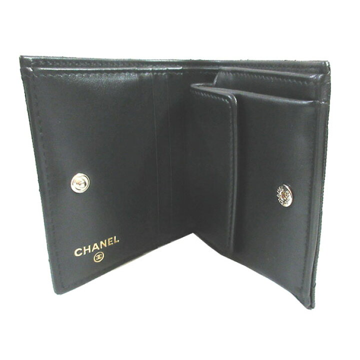 楽天市場】≪Brand new≫ CHANEL Matelasse Mini Small Wallet Black 