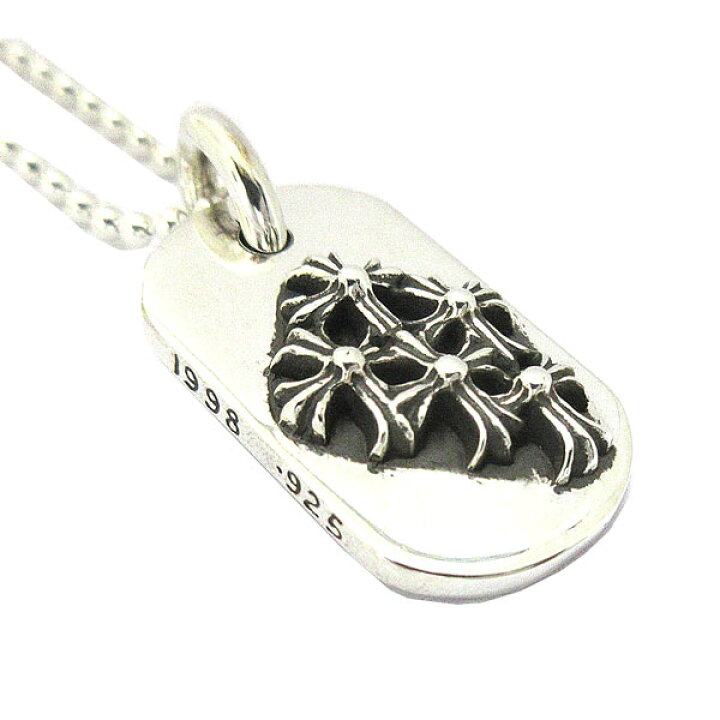 楽天市場】≪Bland new≫ CHROME HEARTS Necklace Dog Tag Raised  