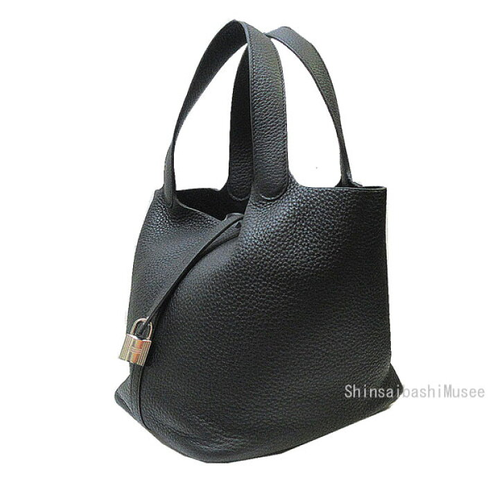楽天市場】≪Brand new≫ Hermes Picotin Lock 22 MM Bag Black Silver 