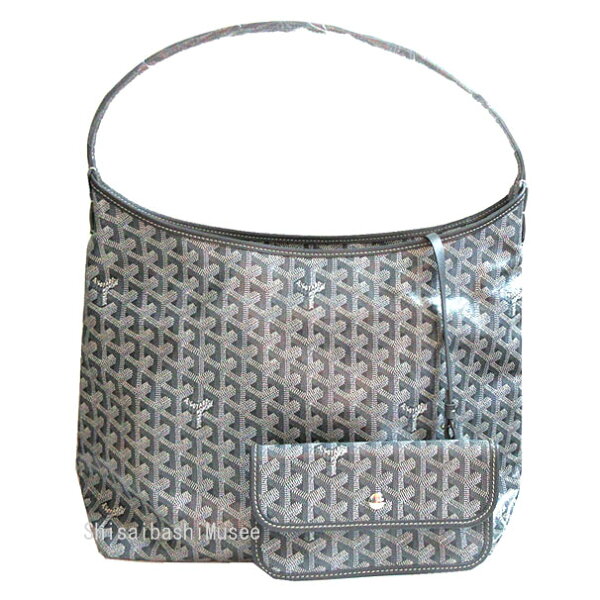 ≪Brand New ≫GOYARD Goyrad BOHEME HOBO BAG Gris Grey Shoulder Bag Shopper Ribbon Wrapping Genuine ≪ 新品 ≫ 正規品 GOYARD ゴヤール ボエム ホーボー バッグ PM グリス グレー ゴヤール ショッパー リボン ラッピング