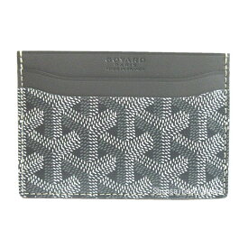 ≪Brand new≫ GOYARD Goyard SAINT SULPICE CARD WALLET Black Pass Case Business Card Holder Box Genuine ≪新品≫ 正規品 ゴヤール カードケース SAINT SULPICE サンシュルピス パスケース 名刺入れ グリス グレー 箱