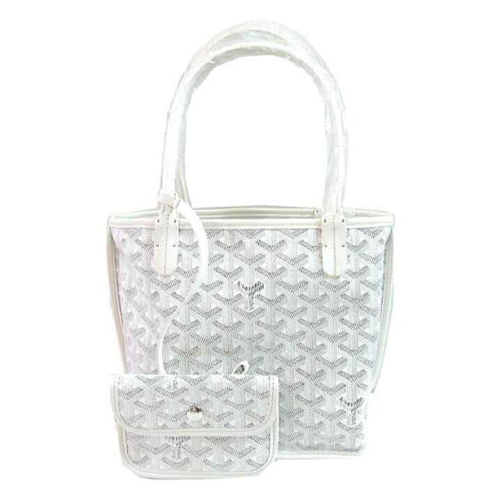 楽天市場】≪Brand new≫ GOYARD Goyard ANJOU MINI White Tote bag  