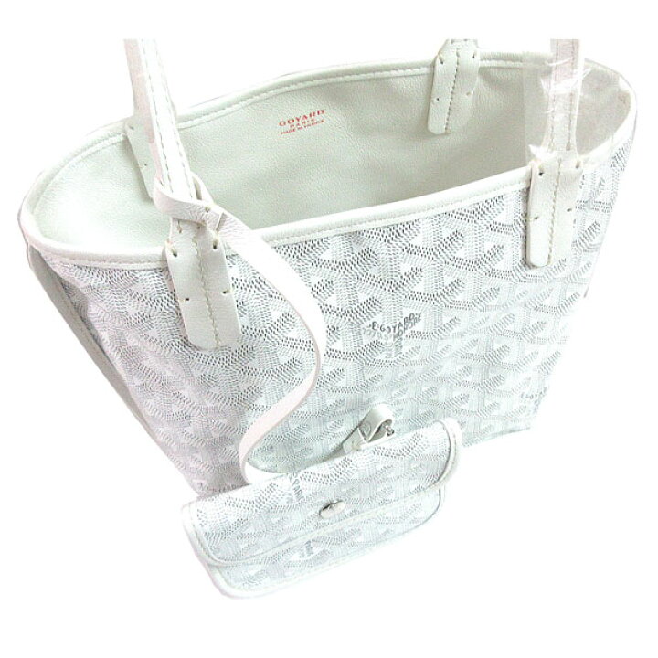 楽天市場】≪Brand new≫ GOYARD Goyard ANJOU MINI White Tote bag 