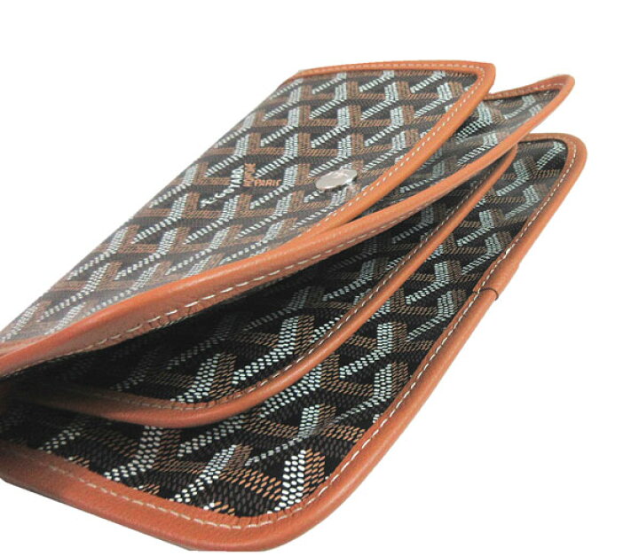 楽天市場】≪Brand new≫ GOYARD PLUMET POCKET WALLETE Black × Tan 