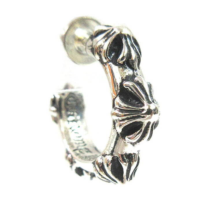 楽天市場】≪Brand new≫ CHROME HEARTS Hoop Earrings Cross Band CH 