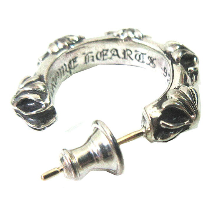 楽天市場】≪Brand new≫ CHROME HEARTS Hoop Earrings Cross Band CH 