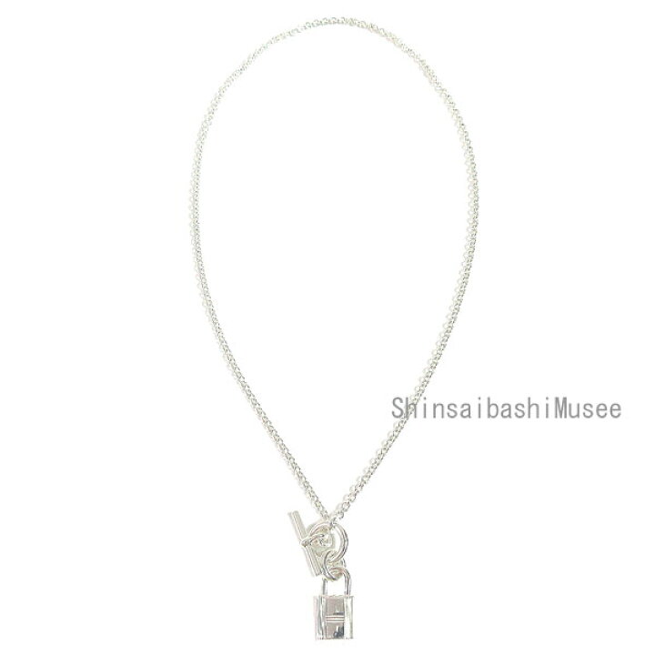 楽天市場】≪Brand new≫HERMES Kelly Cadena Pendant Necklace Silver 
