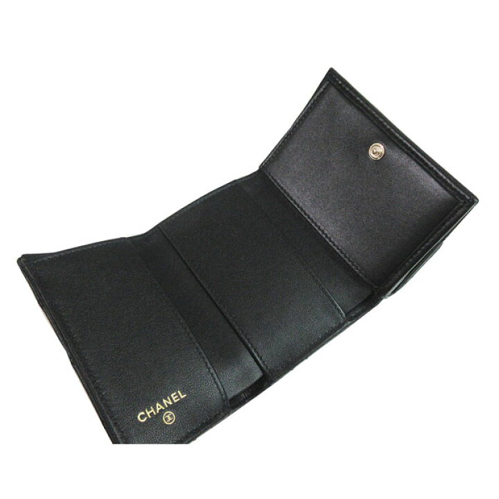 楽天市場】≪Brand new≫CHANEL COCO Chanel Small Flap Wallet Black 