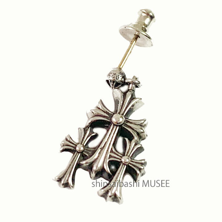 楽天市場】≪ Brand new ≫Chrome Hearts Earrings Triple Cross 3CH  