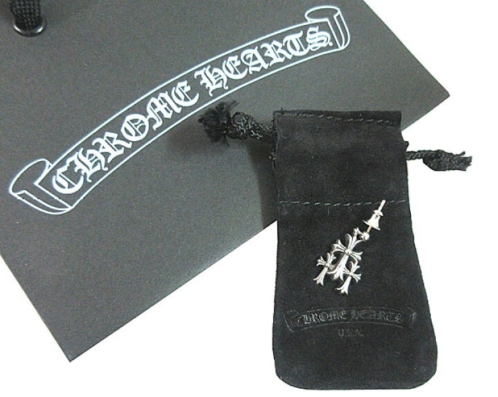 楽天市場】≪ Brand new ≫Chrome Hearts Earrings Triple Cross 3CH 