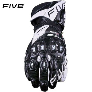 FIVE �t�@�C�u �O���[�u RFX1 EVO �J���[:BLACK WHITE �T�C�Y:S