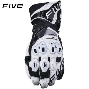 FIVE �t�@�C�u �O���[�u RFX1 EVO �J���[:WHITE BLACK �T�C�Y:L