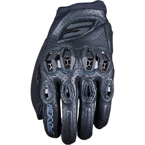 FIVE �t�@�C�u �O���[�u STUNT EVO2 LEATHER �J���[:�u���b�N �T�C�Y:M