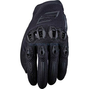 FIVE �t�@�C�u �O���[�u STUNT EVO2 AIRFLOW �J���[:�u���b�N �T�C�Y:XL