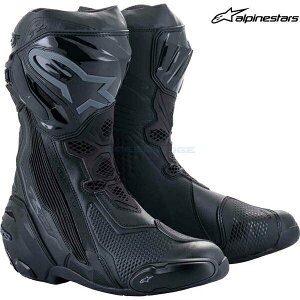 alpinestars �A���p�C���X�^�[�Y �u�[�c SUPERTECH-R BOOT �J���[:BLACK BLACK(1100) �T�C�Y:41/26.0cm
